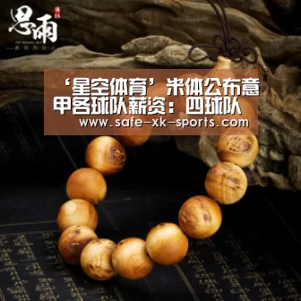 ‘星空体育’米体公布意甲各球队薪资：四球队过亿 两队成新赛季亮点